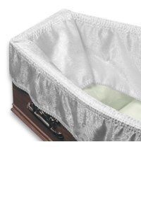 image of 18inch (12+6) Gathered Double Embossed Paisley